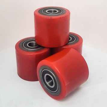 Ролик полиуретановый, 80х70 PUR (2 шарикоподшипника, антикоррозионное исполнение, под ось 20мм) Ролик полиуретановый, 80х70 PUR (2 шарикоподшипника, антикоррозионное исполнение, под ось 20мм)-0