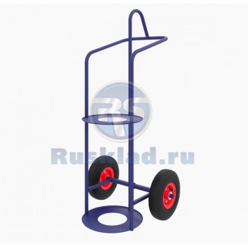 Тележка для перевозки 2-х баллонов воды ВД 2  (г/п - 200кг, колеса 250мм, пневмо или литая резина на выбор) Тележка для перевозки 2-х баллонов воды ВД 2  (г/п - 200кг, колеса 250мм, пневмо или литая резина на выбор)-1
