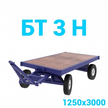 Тележка большегрузная с фанерным настилом БТ 3 Н 1250х3000-0