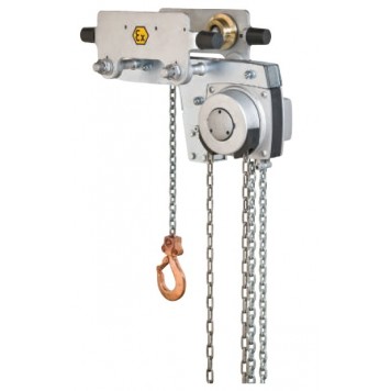 Таль цепная ручная Yalelift LHG 2000 ATEX  (2000 кг) с приводной крантележкой Таль цепная ручная Yalelift LHG 2000 ATEX  (2000 кг) с приводной крантележкой-0