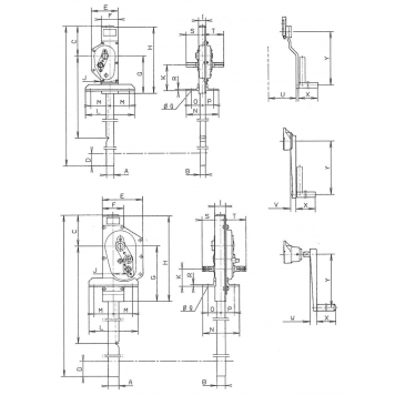 Домкрат реечный для шлюзов, Pfaff-silberblau, модель SCH-W-1