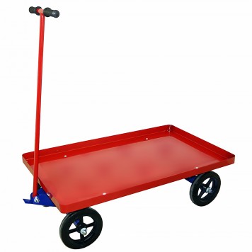 Тележка платформенная с поворотной осью ТПО 2 (г/п 450-600 кг, 600х900 мм, колеса на выбор) Тележка платформенная с поворотной осью ТПО 2 (г/п 450-600 кг, 600х900 мм, колеса на выбор)-1