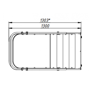 Передвижная лестница с платформой ЛС-5 (пять ступеней, 1.26м) Передвижная лестница с платформой ЛС-5 (пять ступеней, 1.26м)-2