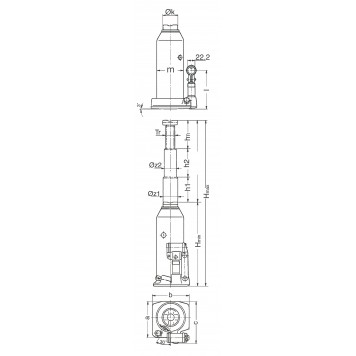 Домкрат гидравлический автомобильный Pfaff-Silberblau Proline HWH KS 5.0 (г/п 5 000 кг) Домкрат гидравлический автомобильный Pfaff-Silberblau Proline HWH KS 5.0 (г/п 5 000 кг)-1