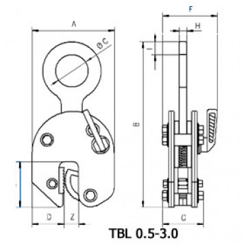 Захват для металлических листов Tigrip TBL-1