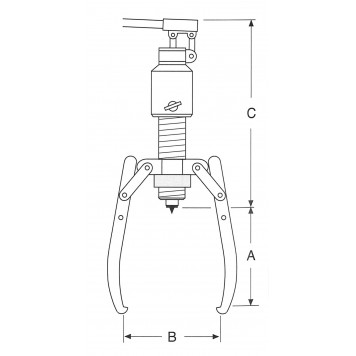 Съёмники гидравлические Yale серии BMZ, YHP-2