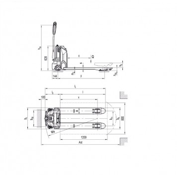 Самоходная тележка (электророхля) Pfaff EGU 15 E (Li-ION)-3