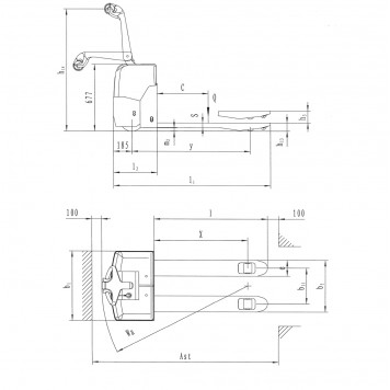 Самоходная тележка (электророхля) Pfaff EGU PS 22AC Самоходная тележка (электророхля) Pfaff EGU PS 22AC-1