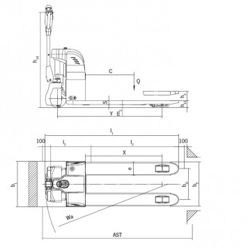 Самоходная тележка (электророхля) Pfaff EGU 15N Joker-1