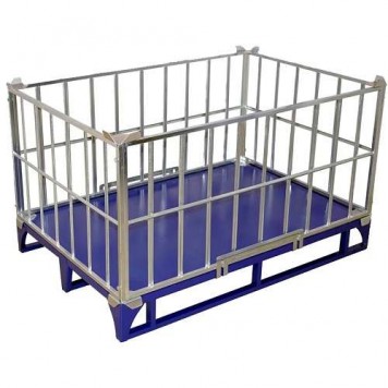 Каркасное ограждение оцинкованное для поддона ОПК-500 Цинк (800х1200х535 мм, г/п 1500 кг)-0