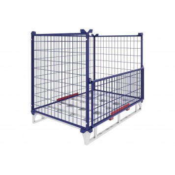 Сетчатое ограждение для поддона ОПС-1 (800х1200х860 мм, г/п 1500 кг)-0