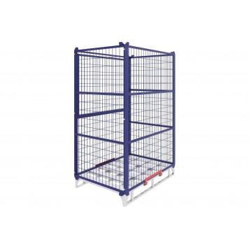 Сетчатое ограждение для поддона ОПС-1500 (820х1200х1600  мм, г/п 600 кг)-0