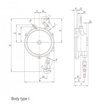 Таль-балансир Yale YBA-15 и YBA-15L (г/п 15 кг) с предохранительным устройством на случай разрыва троса Таль-балансир Yale YBA-15 и YBA-15L (г/п 15 кг) с предохранительным устройством на случай разрыва троса-2