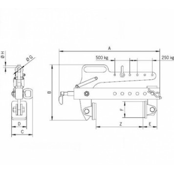 Захват для блоков Tigrip TVB Захват для блоков Tigrip TVB-2