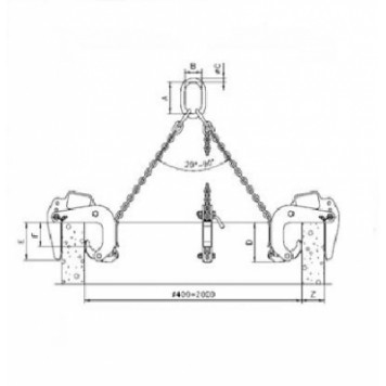 Захват для бетонных колец Tigrip BTG-2