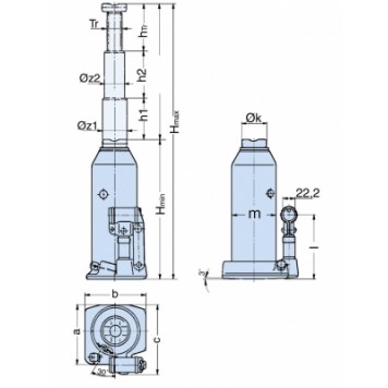 Домкрат гидравлический автомобильный Pfaff-Silberblau Proline HWH 2K/D 10.0 (г/п 10 000 кг) Домкрат гидравлический автомобильный Pfaff-Silberblau Proline HWH 2K/D 10.0 (г/п 10 000 кг)-2
