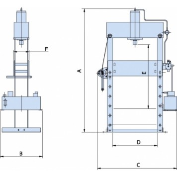 Пресс HWPEP с электронасосом-2