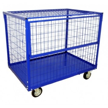 Контейнер сетчатый КСМ 5 (700х1200х920 мм, г/п 300-500 кг, колеса на выбор)-0