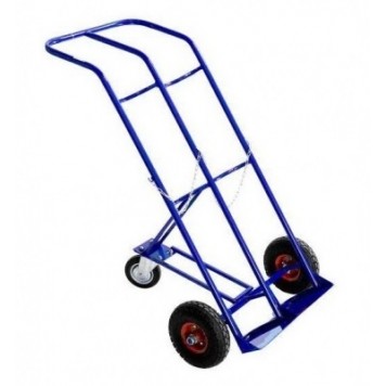 Тележка для перевозки двух газовых баллонов ГБ-2 (г/п - 200кг, колеса 250мм, пневмо или литая резина на выбор) Тележка для перевозки двух газовых баллонов ГБ-2 (г/п - 200кг, колеса 250мм, пневмо или литая резина на выбор)-0