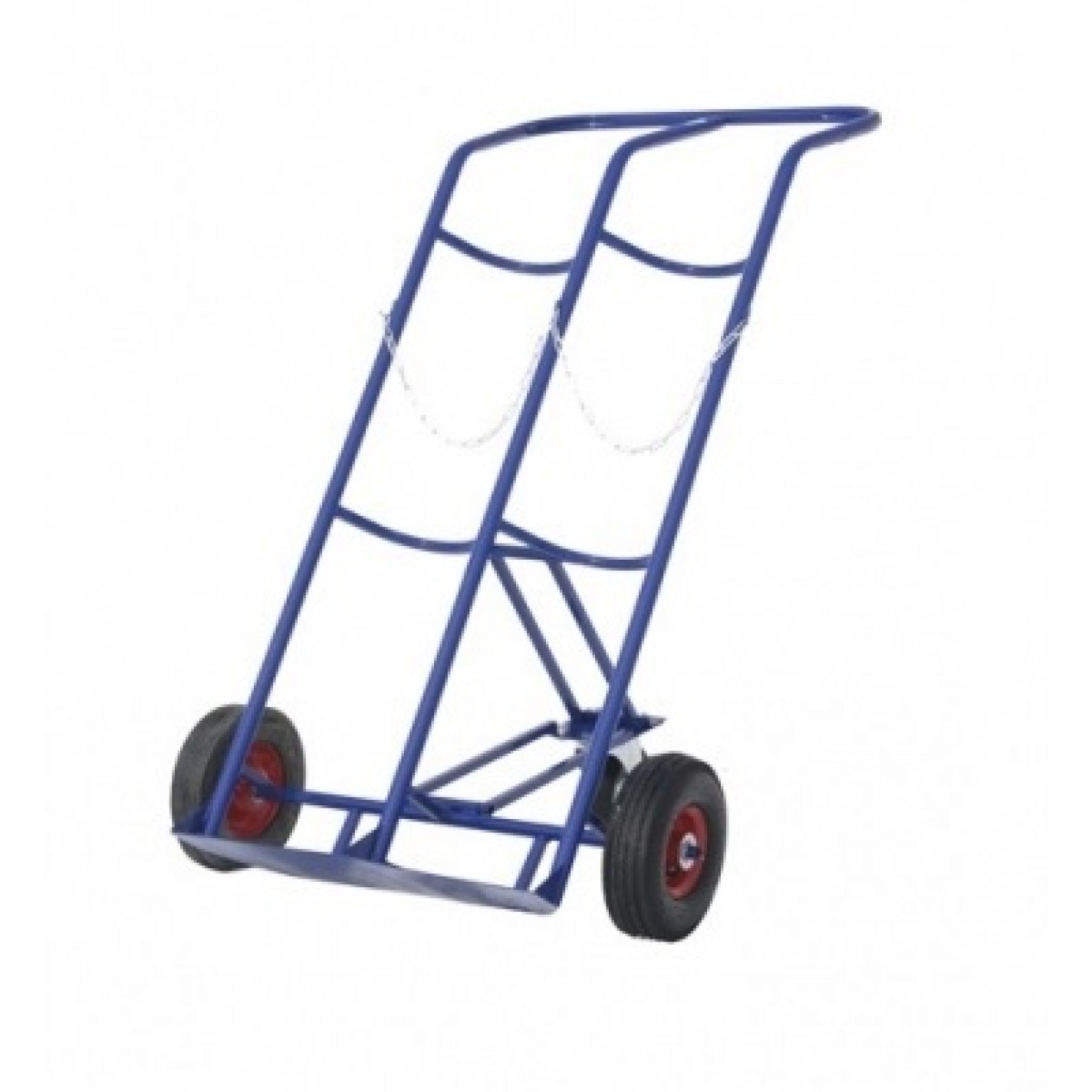 Тележка для перевозки двух газовых баллонов КП-2 (г/п - 200кг, колеса ...