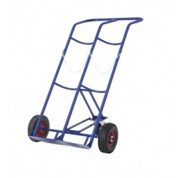 Тележка для перевозки двух газовых баллонов КП-2 (г/п - 200кг, колеса 250мм, пневмо или литая резина на выбор) Тележка для перевозки двух газовых баллонов КП-2 (г/п - 200кг, колеса 250мм, пневмо или литая резина на выбор)-0