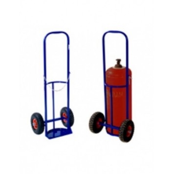 Тележка для перевозки одного пропанового баллона ПР-1 (г/п - 110кг, колеса 200мм, пневмо или литая резина на выбор) Тележка для перевозки одного пропанового баллона ПР-1 (г/п - 110кг, колеса 200мм, пневмо или литая резина на выбор)-0